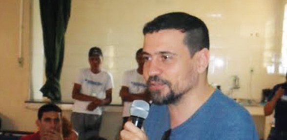 Faustini, no Batan, durante o 1o Ciclo da Agência de Redes para Juventude